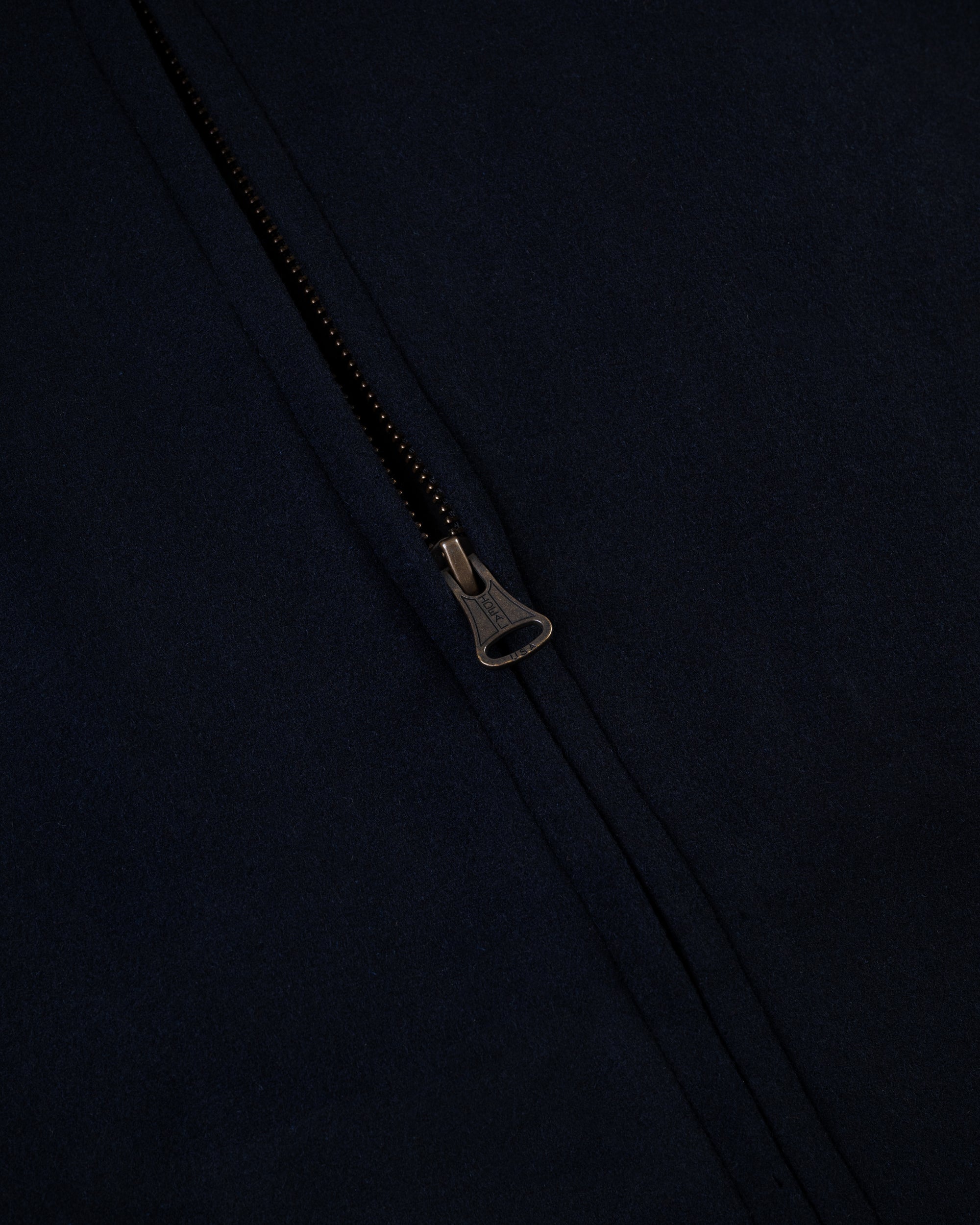 Navy Melton Wool Zermatt Coat