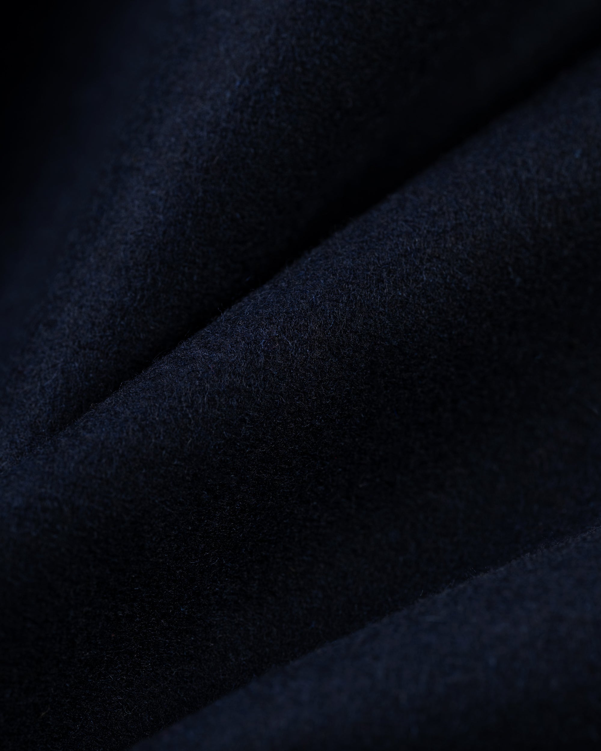 Navy Melton Wool Zermatt Coat