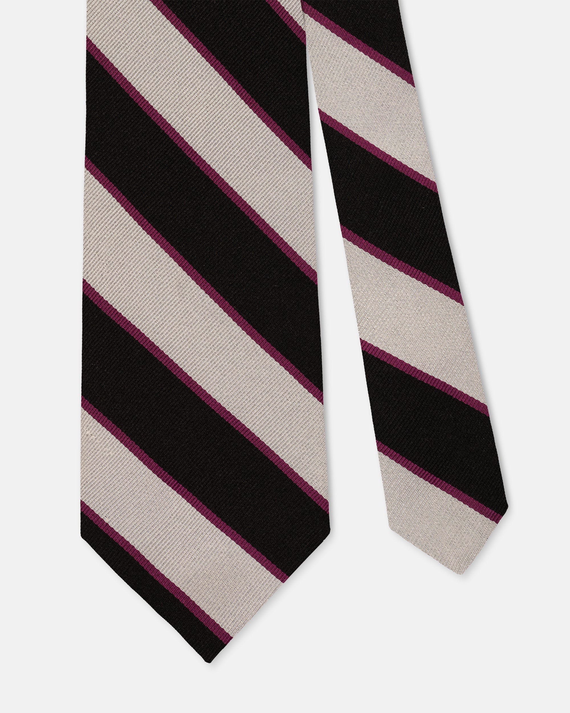 Made-in-England Gentlemen of Suffolk Cricket Club Silk Repp Tie