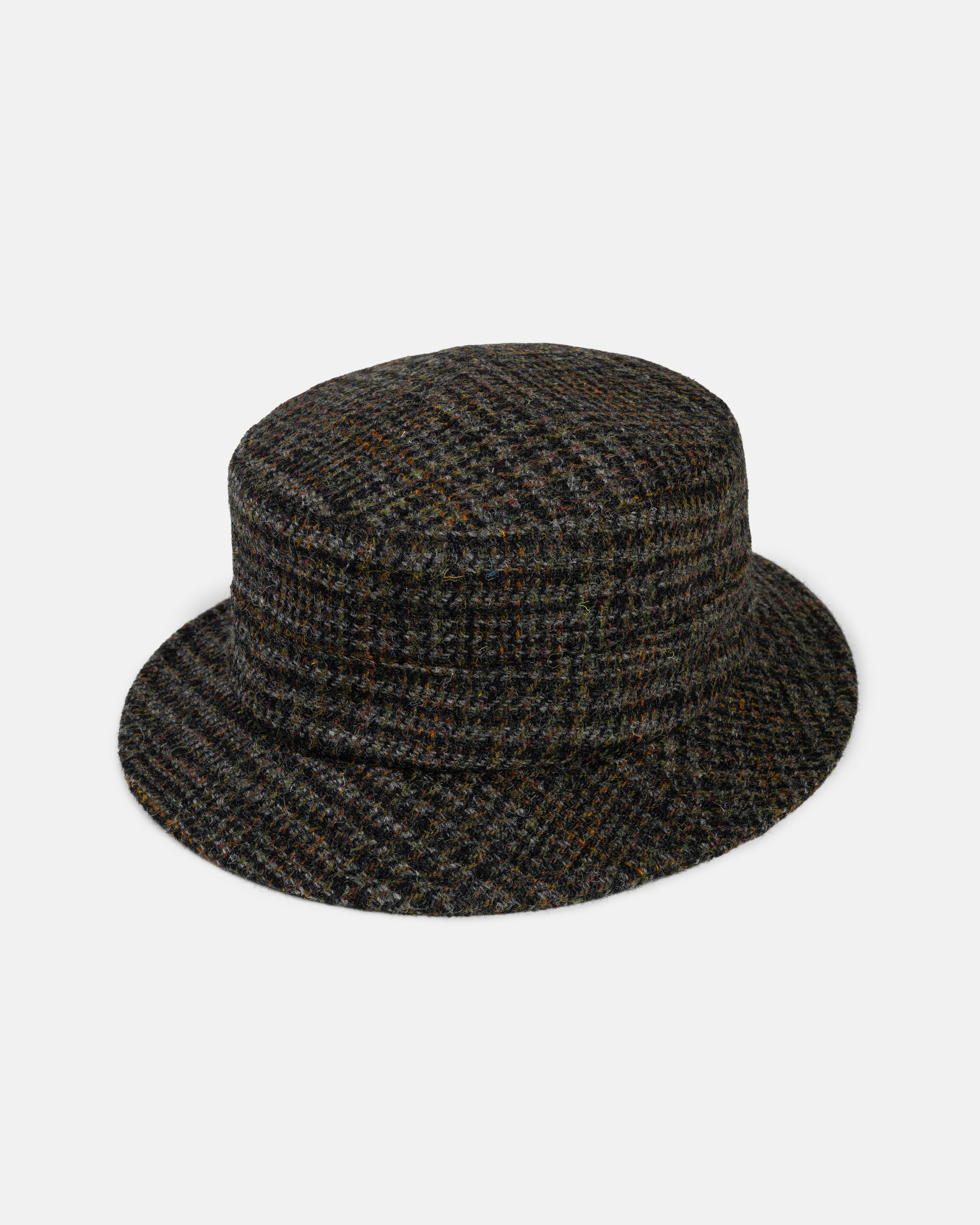 Olive Glen Plaid Harris Tweed Bucket Hat | Men's Hats | J. Press