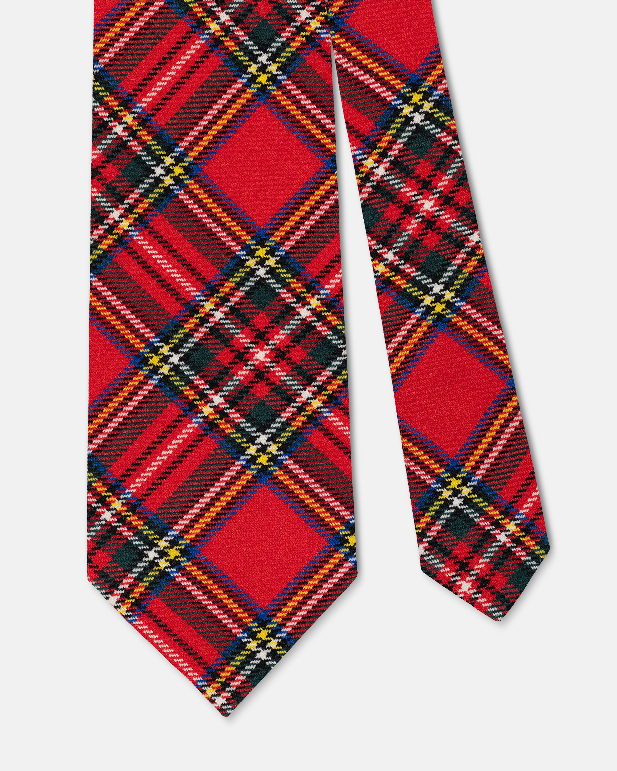 Made-in-England Royal Stewart Tartan Wool Tie