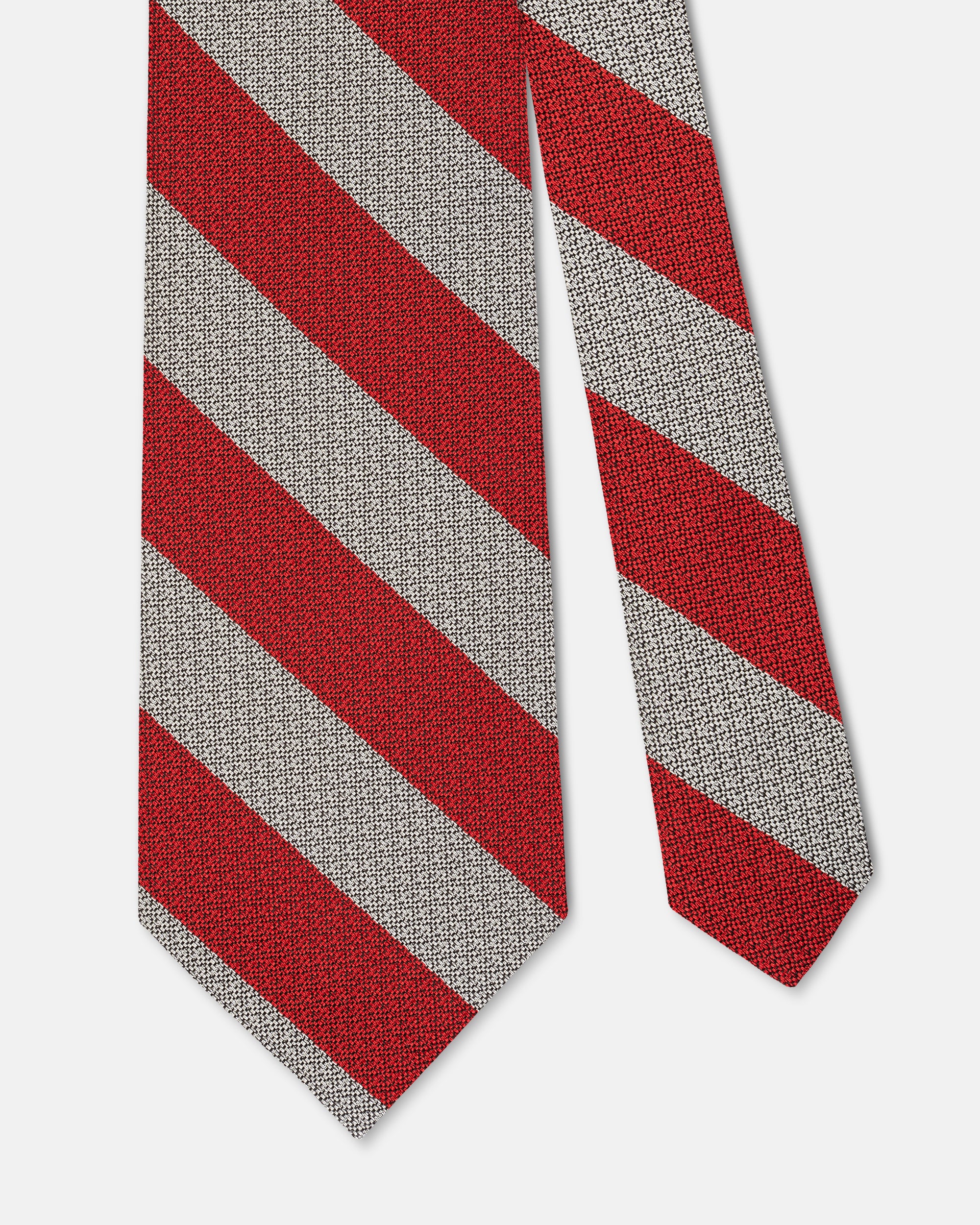 Made-in-USA Old Fettes Loretto Non-Crease Silk Tie