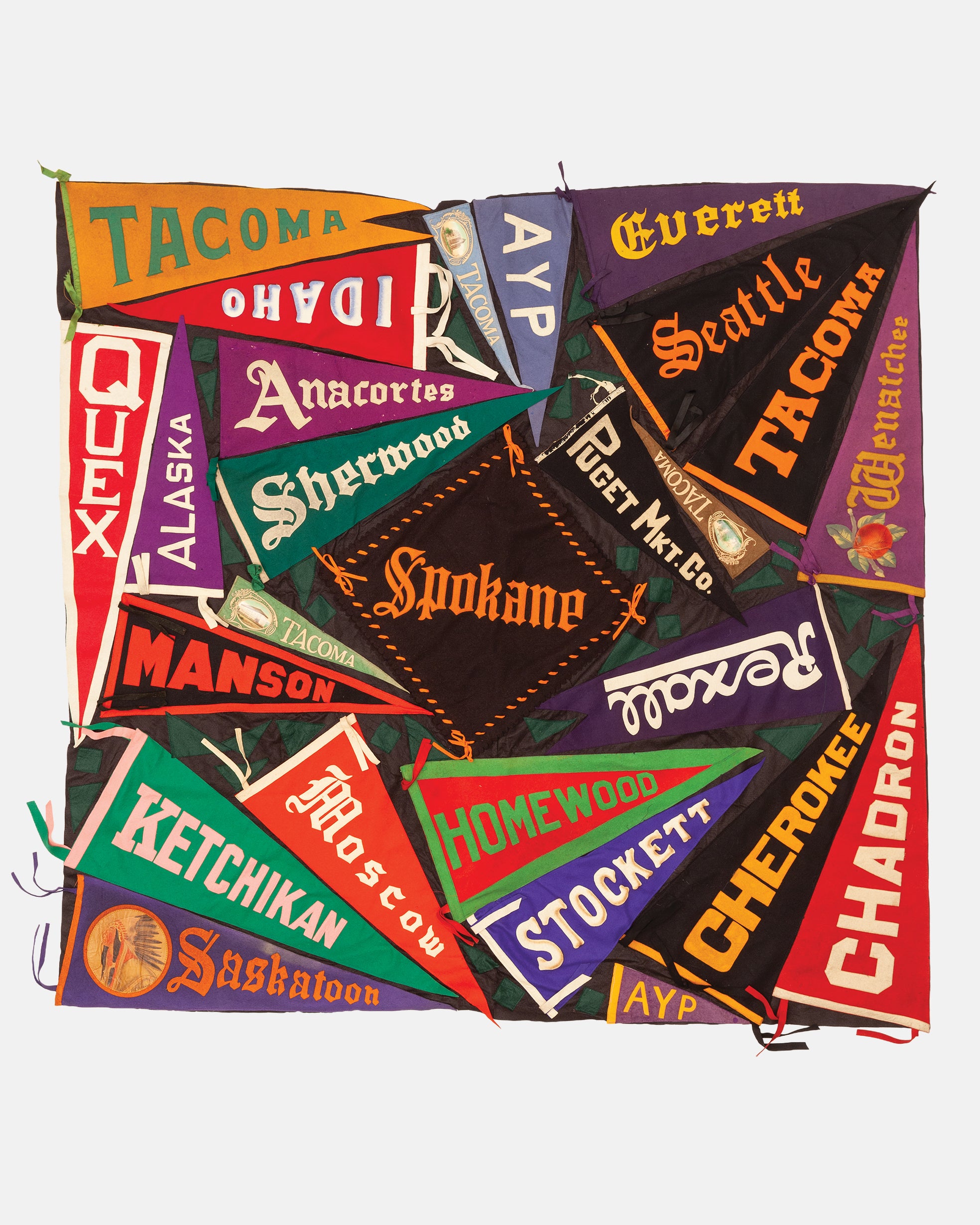 Vintage Pennant Quilt - Town and Country #12