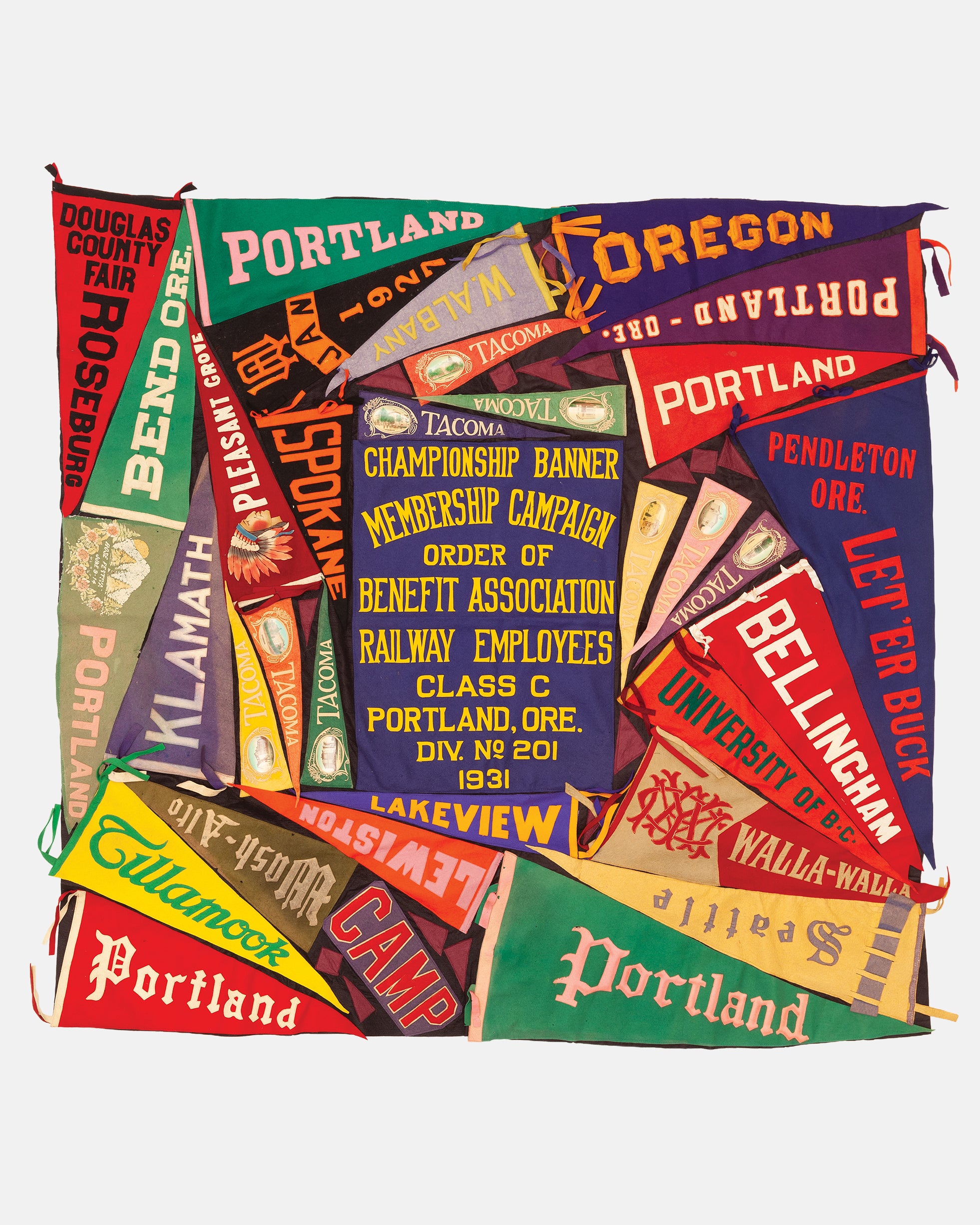 Vintage Pennant Quilt - Town and Country #13