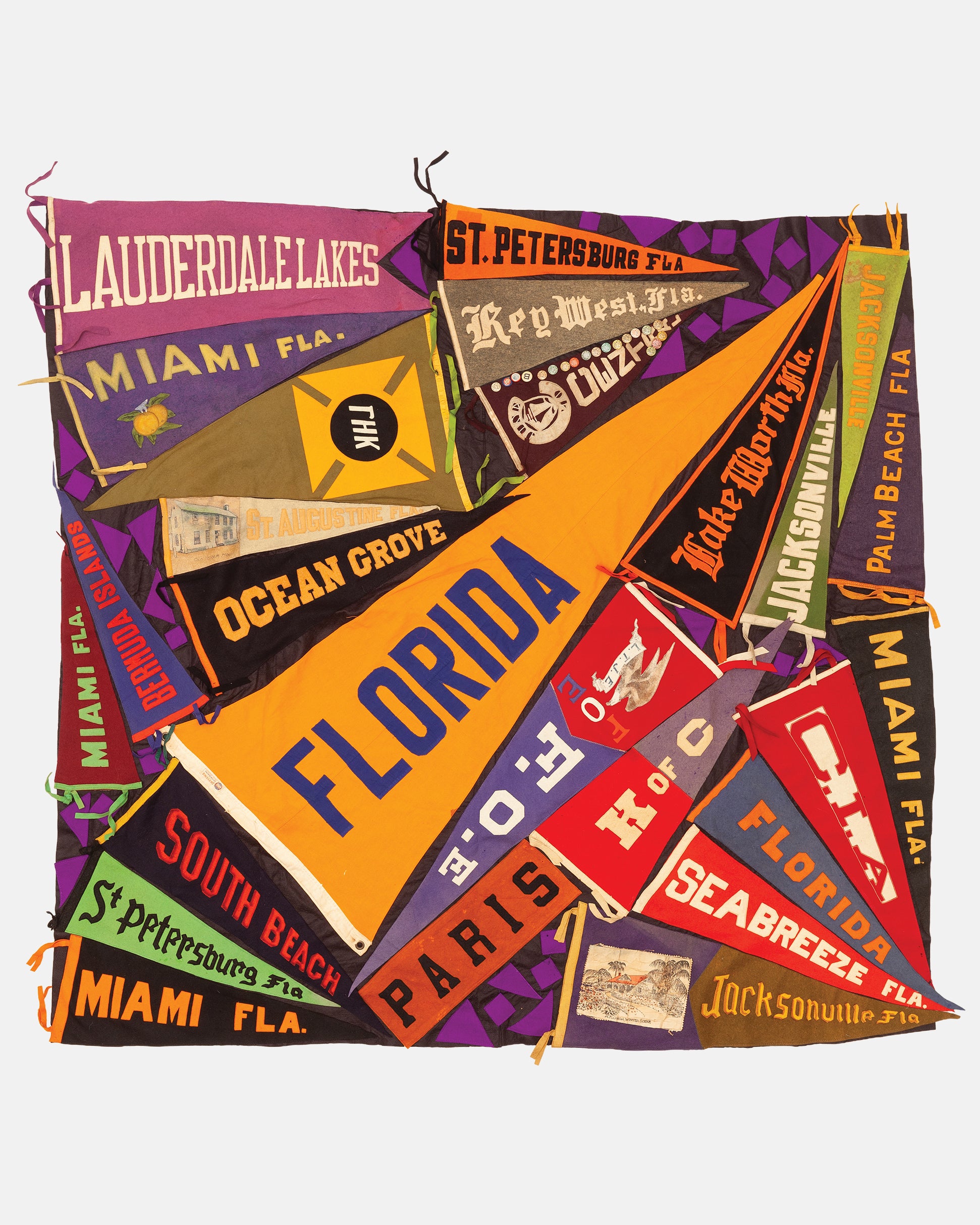 Vintage Pennant Quilt - Town and Country #34