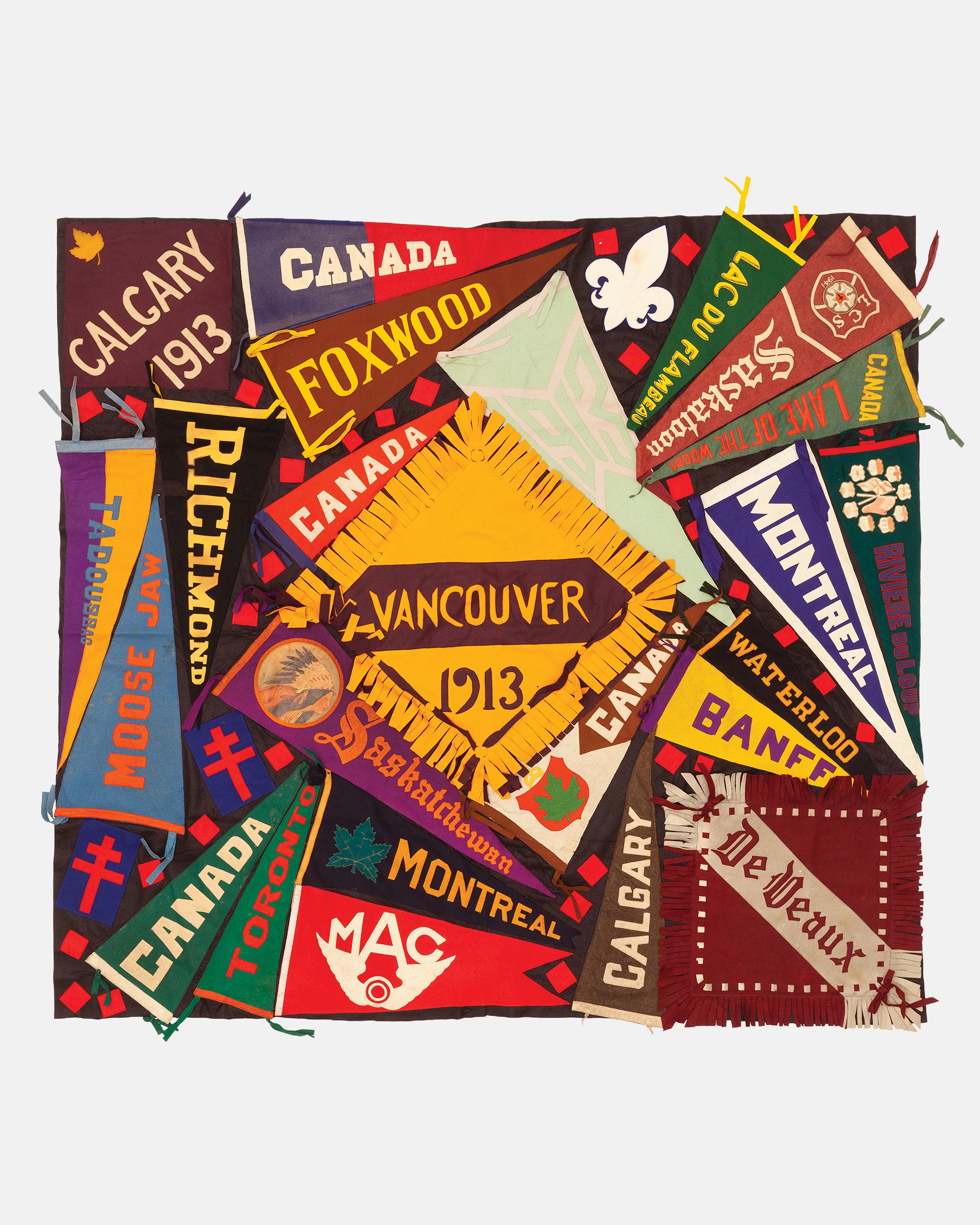 Vintage Pennant Quilt - Town and Country #35