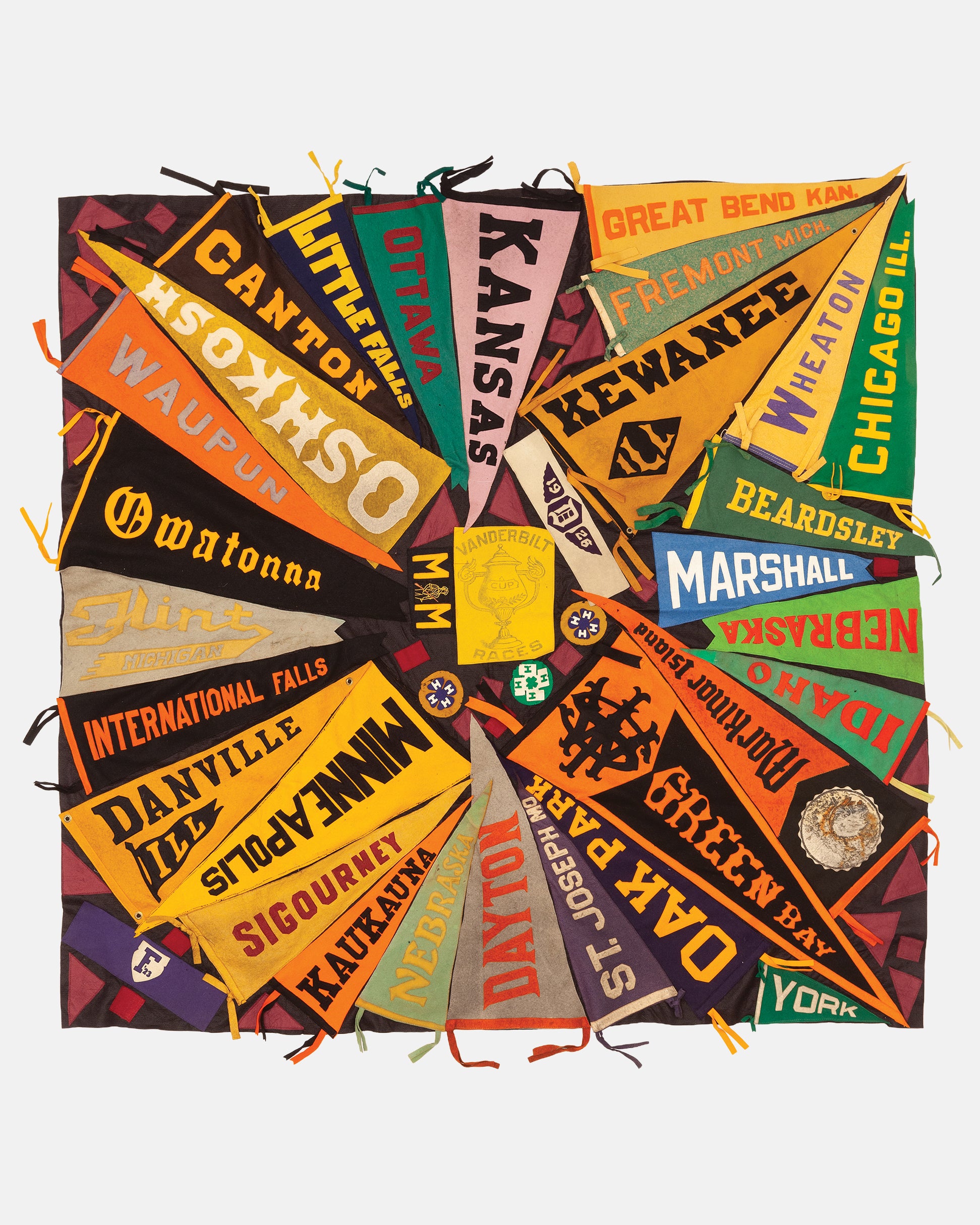 Vintage Pennant Quilt - Town and Country #7