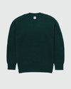 Green Wool Crewneck Sweater - Trim Fit