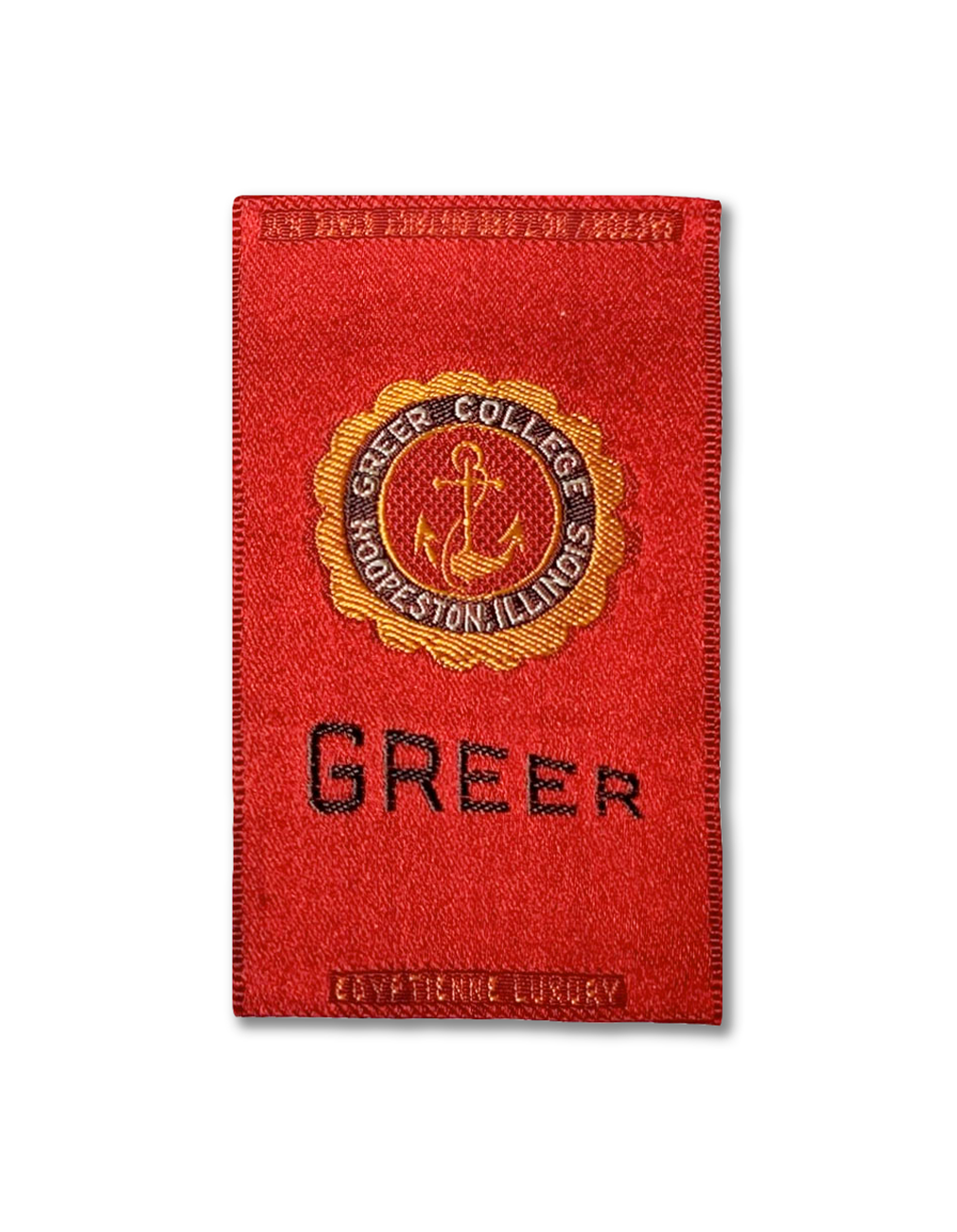 Greer College Silk Paperweight