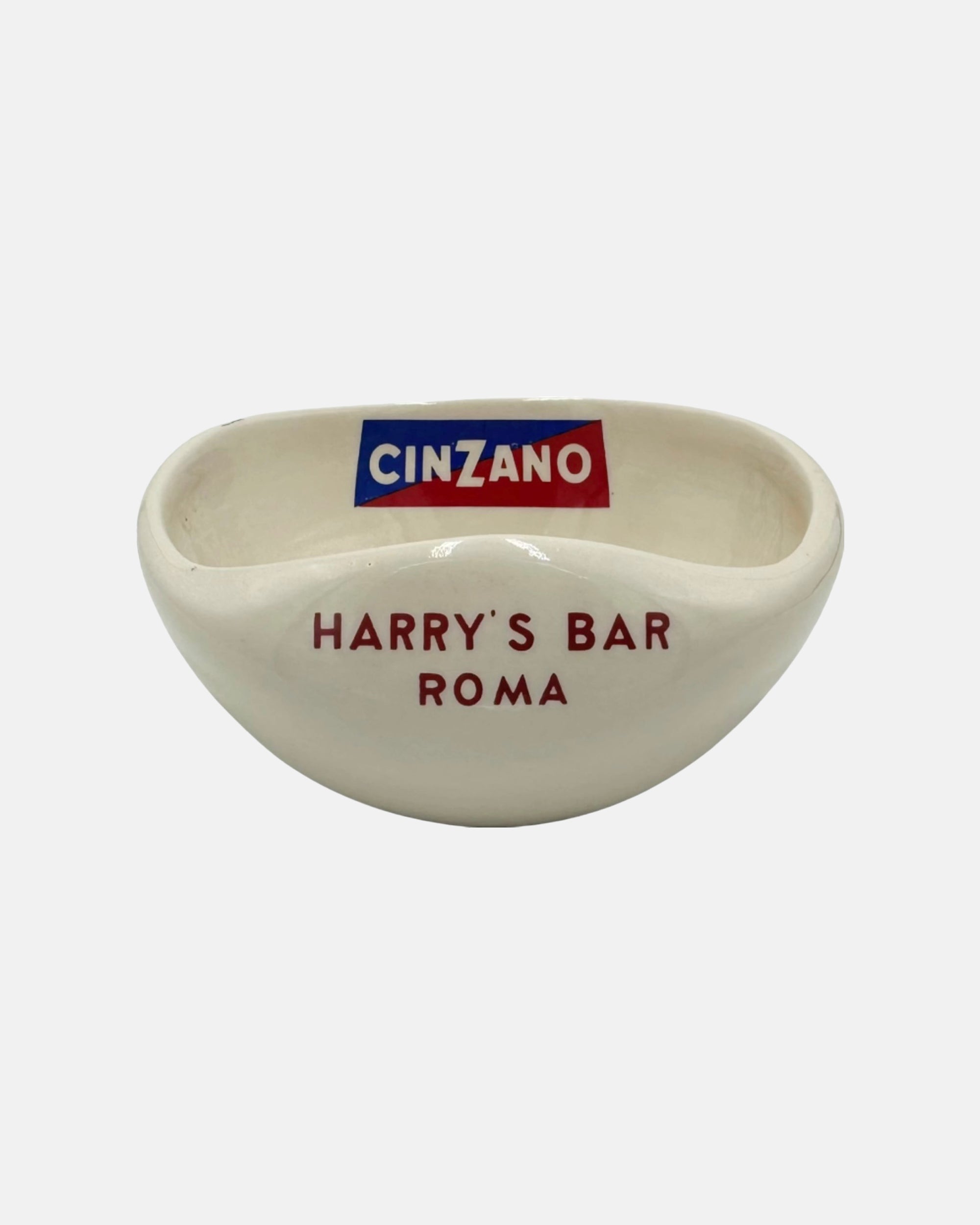 Vintage Harry's Bar Roma Italy Cinzano Ceramic Bowl
