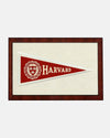 Harvard Framed Vintage Pennant