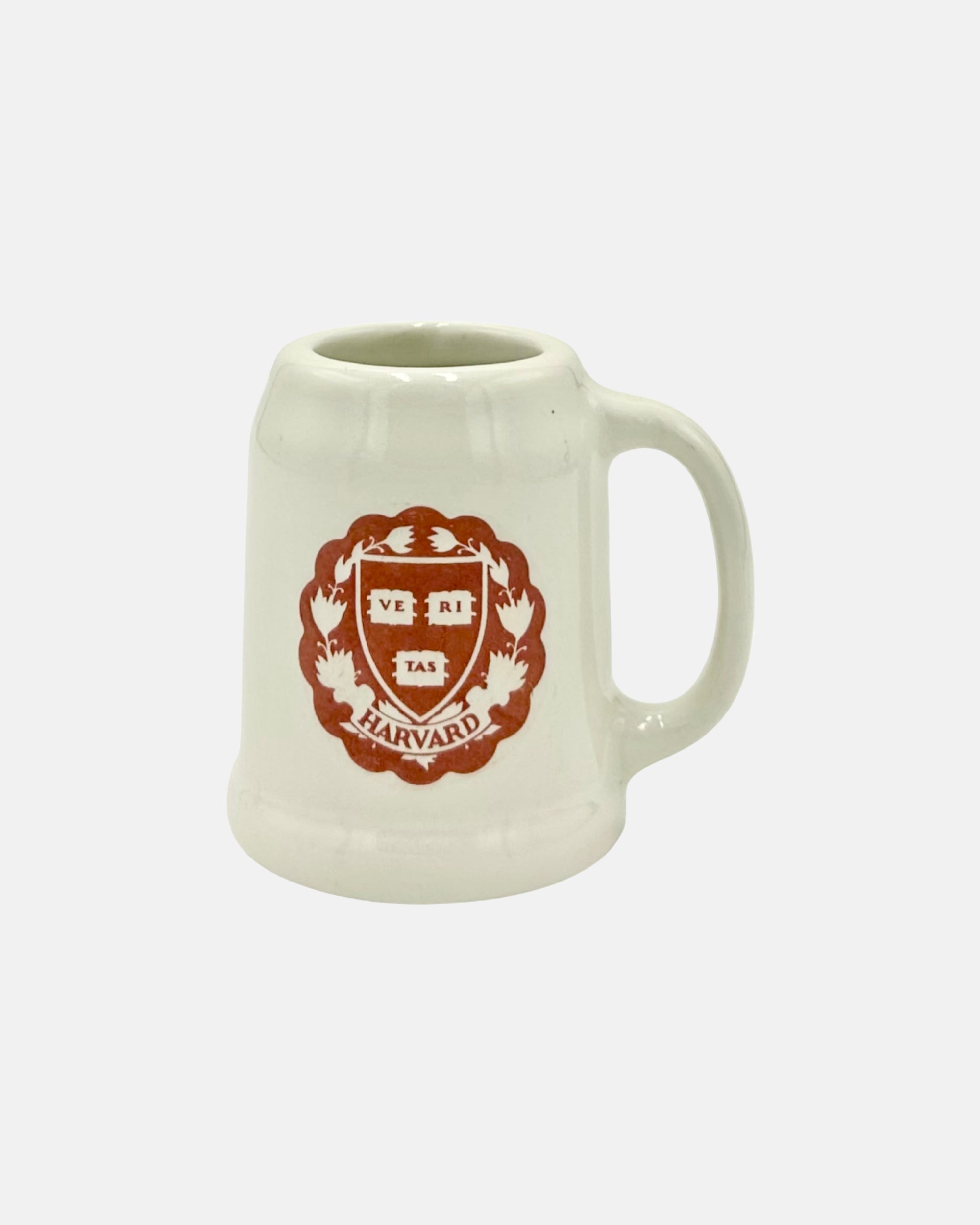 Vintage Harvard University Miniature Ceramic Mug Shot Glass