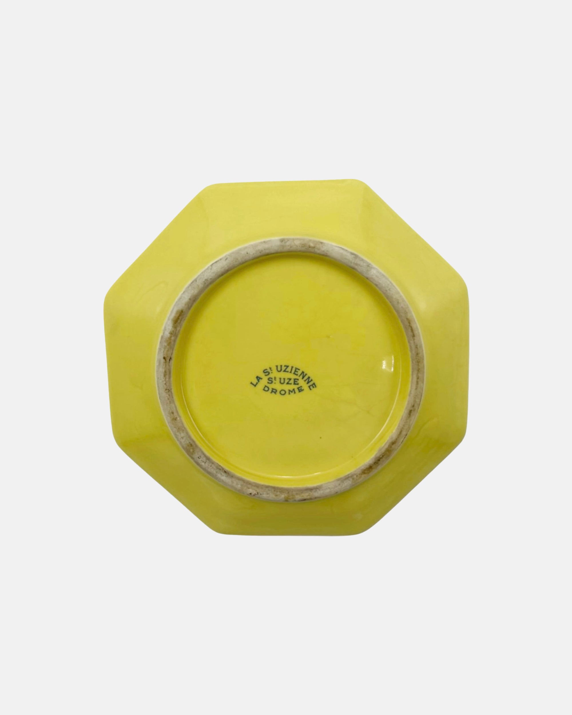 Vintage Hotel de Paris Monte Carlo Yellow Ceramic Ashtray