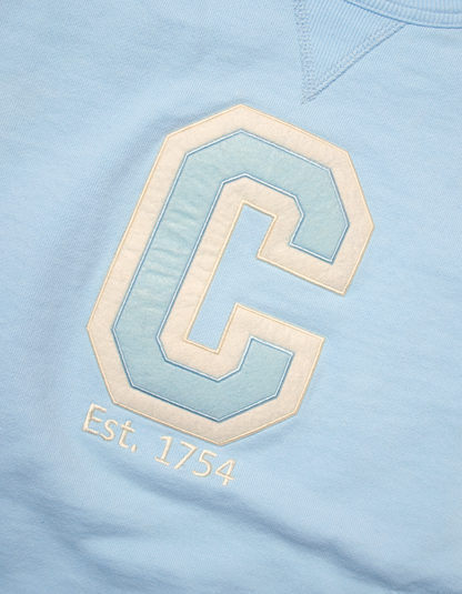 COLUMBIA "C" SWEATSHIRT - LIGHT BLUE