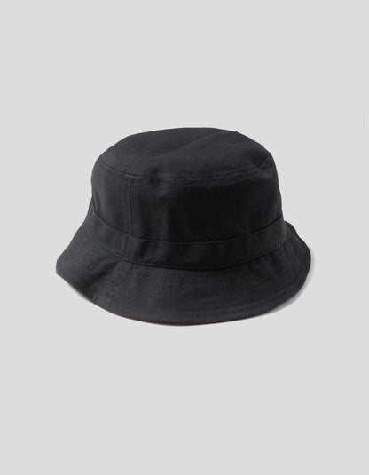 REVERSIBLE CORDUROY BUCKET HAT - BROWN