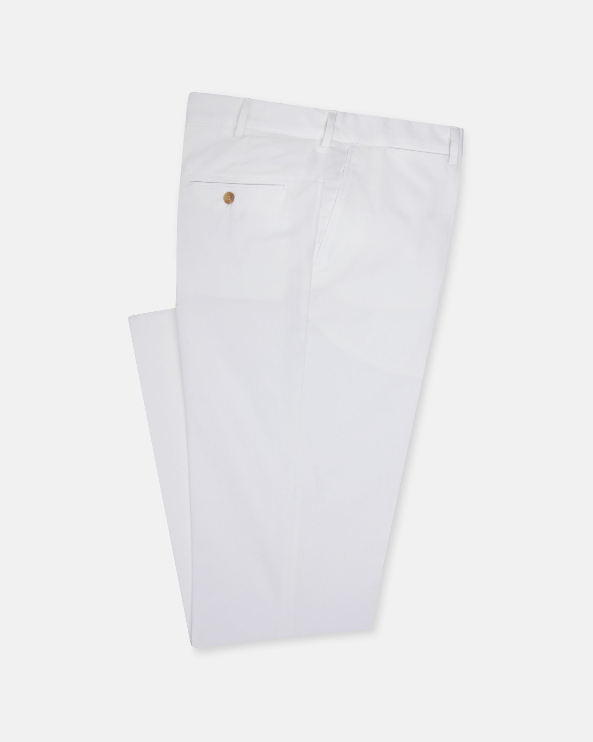 Made-in-USA White Washed Twill Chino Pant