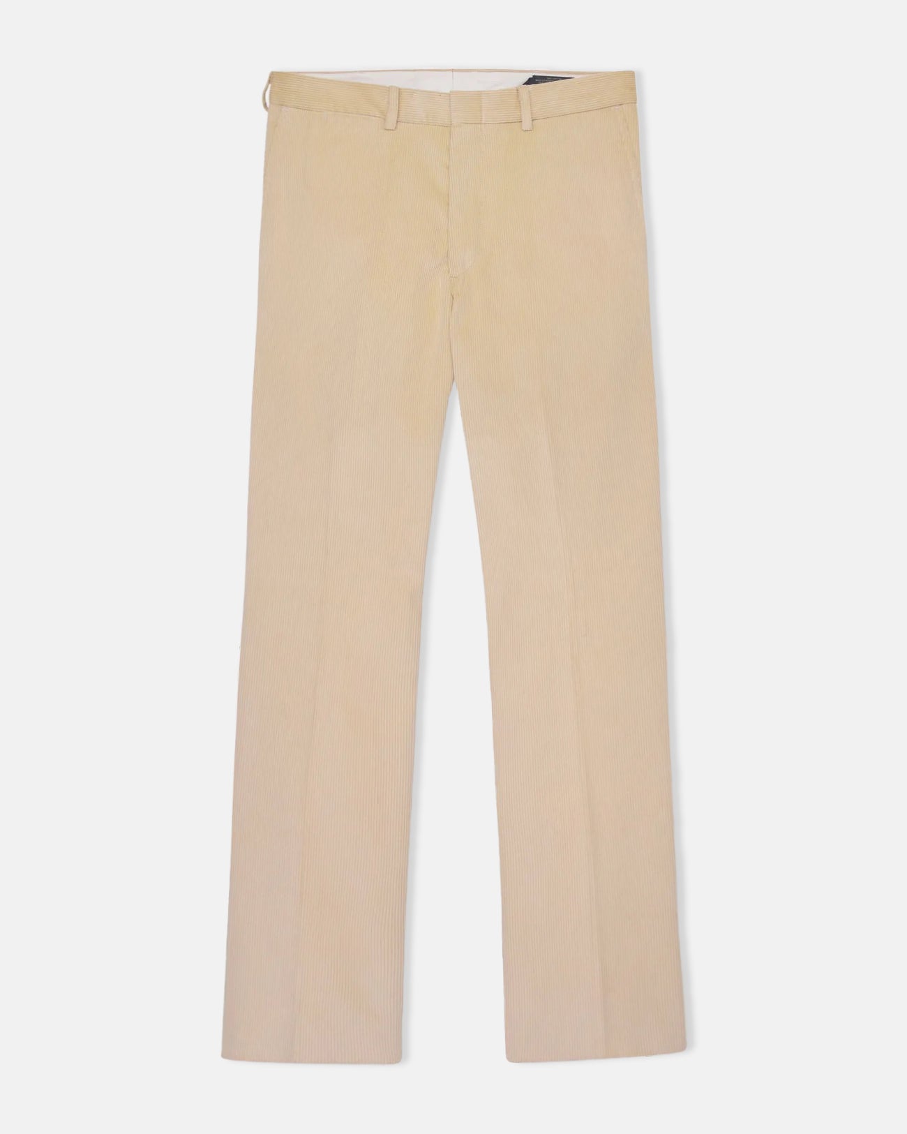 Made-in-USA Light Tan Wide Wale British Corduroy Pant