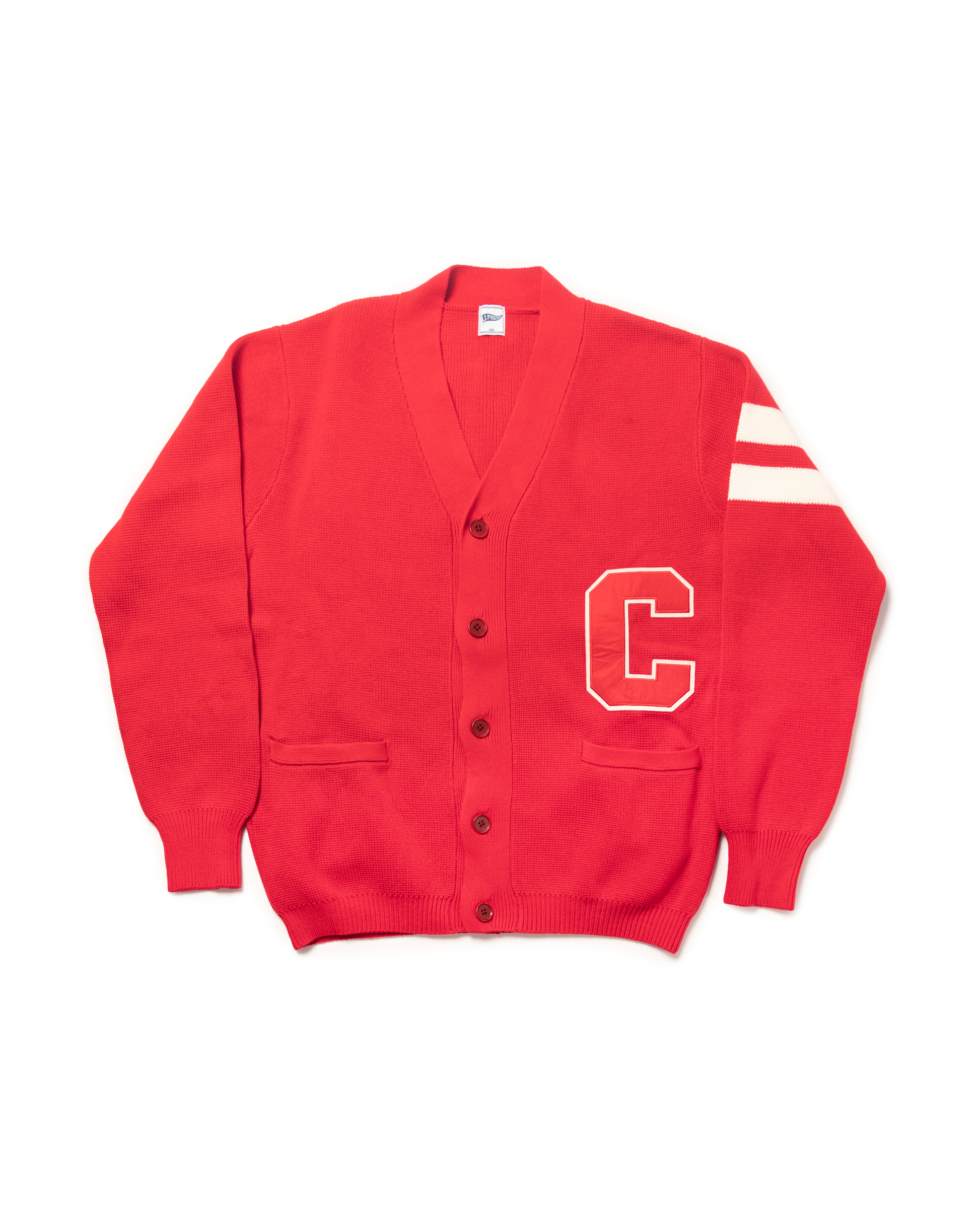 Varsity sales cardigan sweater