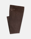 Made-in-USA Chestnut Wide Wale British Corduroy Pant