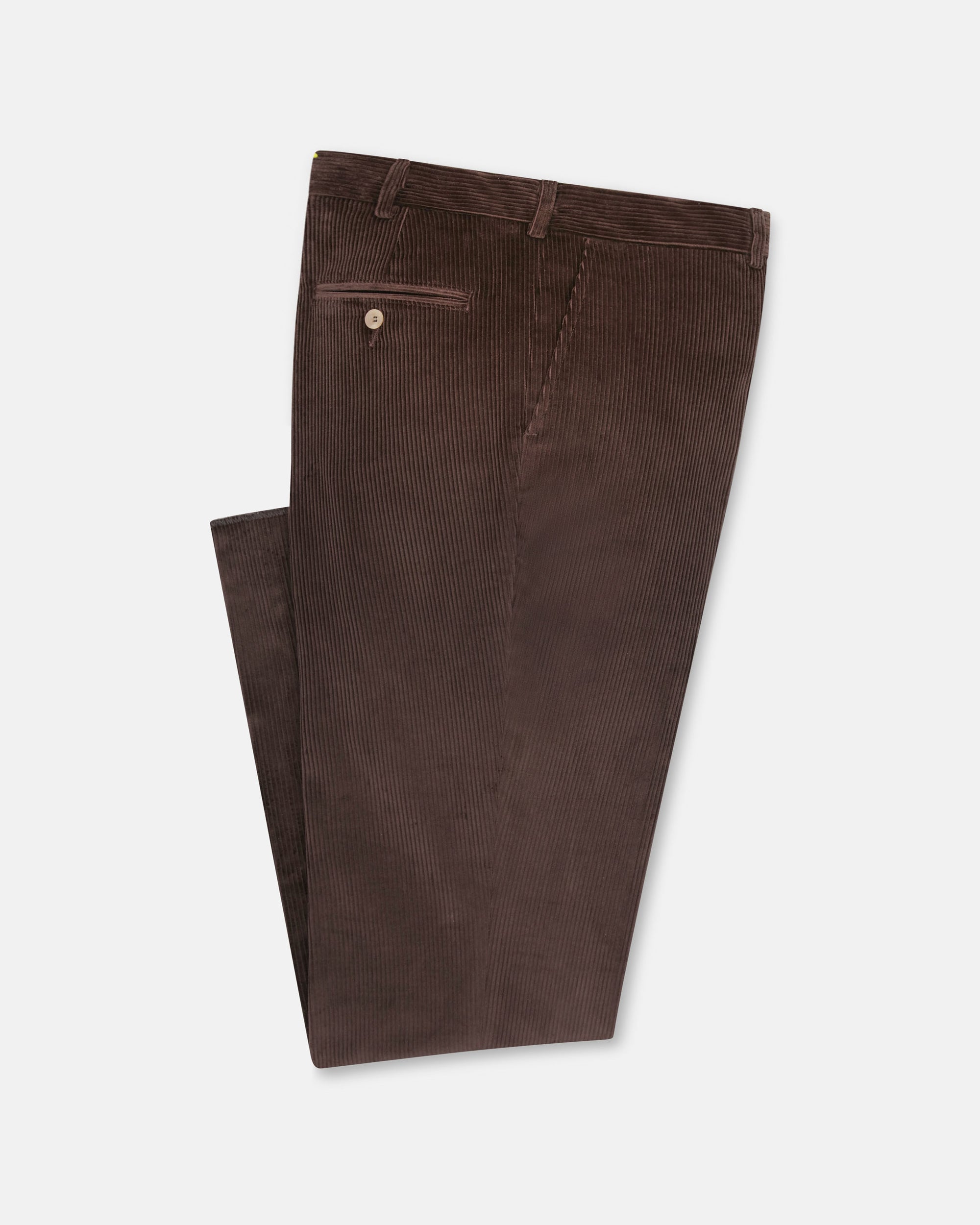 Made-in-USA Chestnut Wide Wale British Corduroy Pant