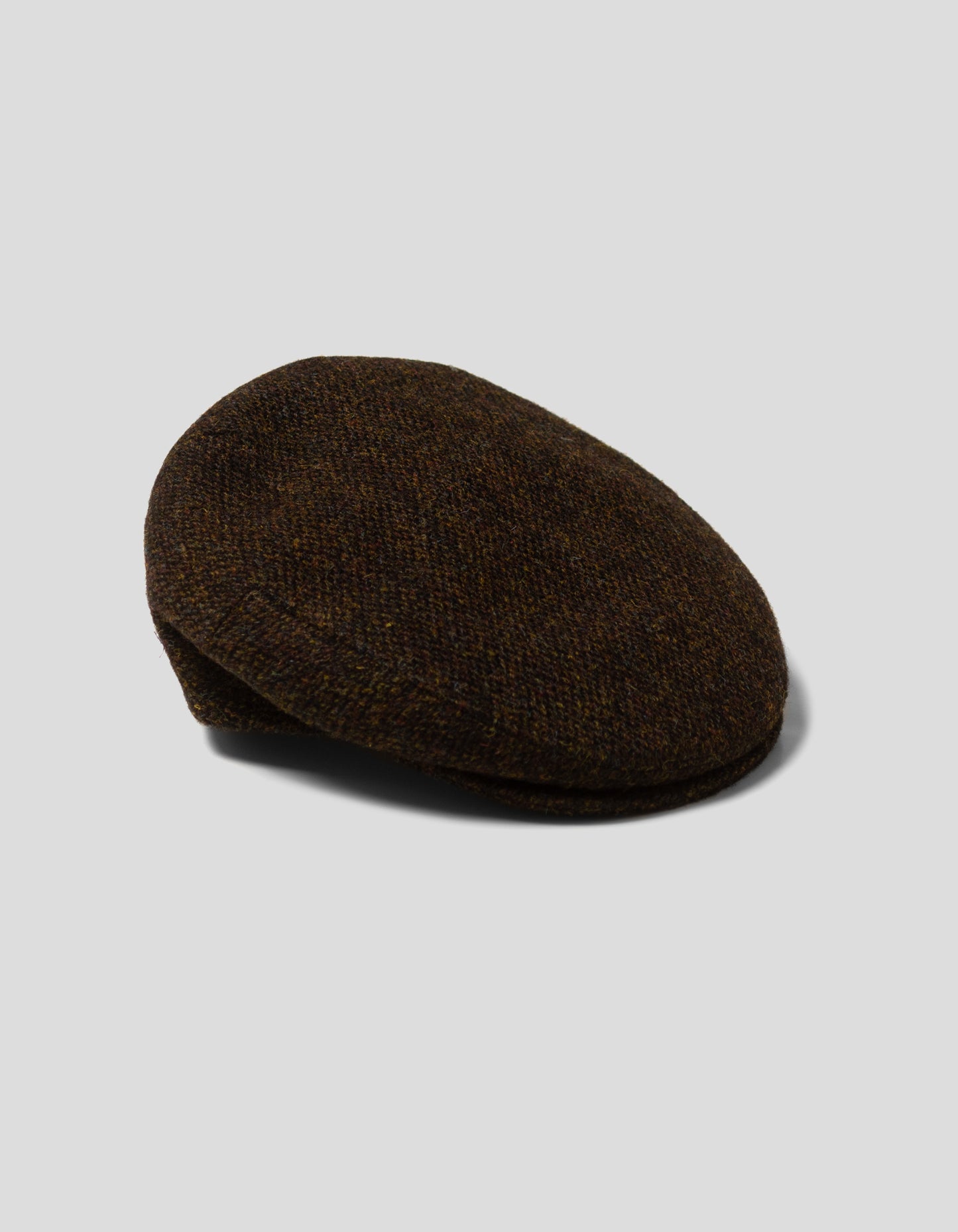 HARRIS TWEED IVY CAP - BROWN MARL