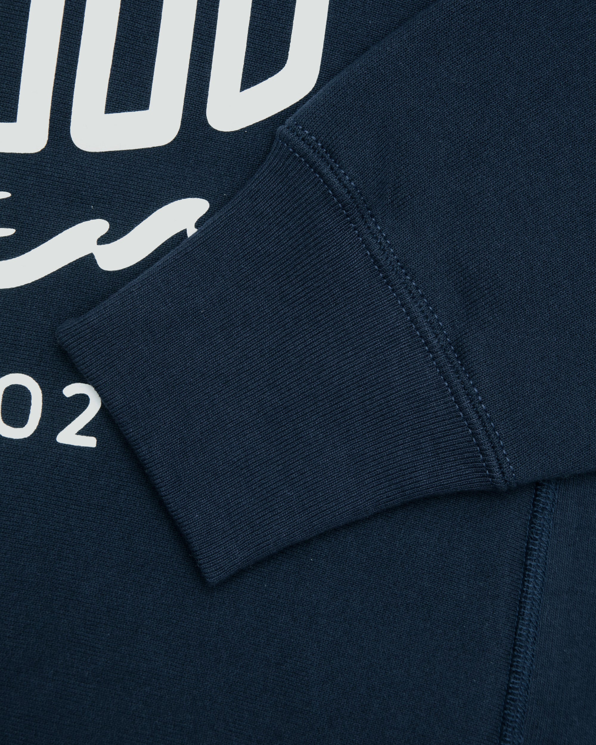 Made-in-USA Navy J. Press "Sheep and Shears" Logo Sweatshirt