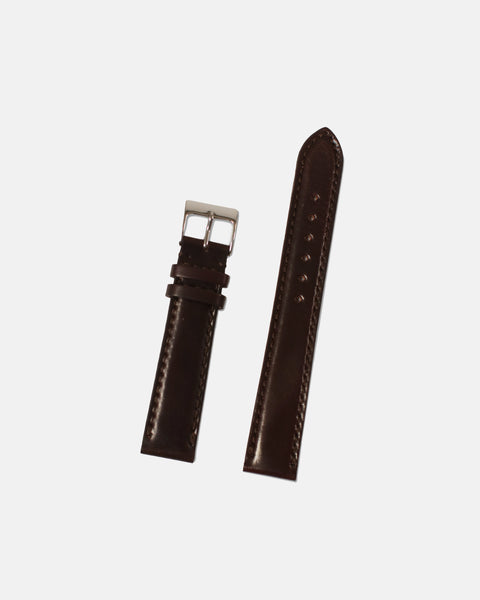 Made-in-USA Burgundy no. 8 Shell Cordovan Watch Strap