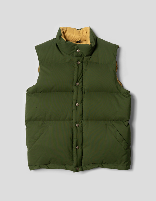 CRESCENT DOWN WORKS VEST - OLIVE