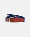 Made-in-USA Pink Pig Motif Belt
