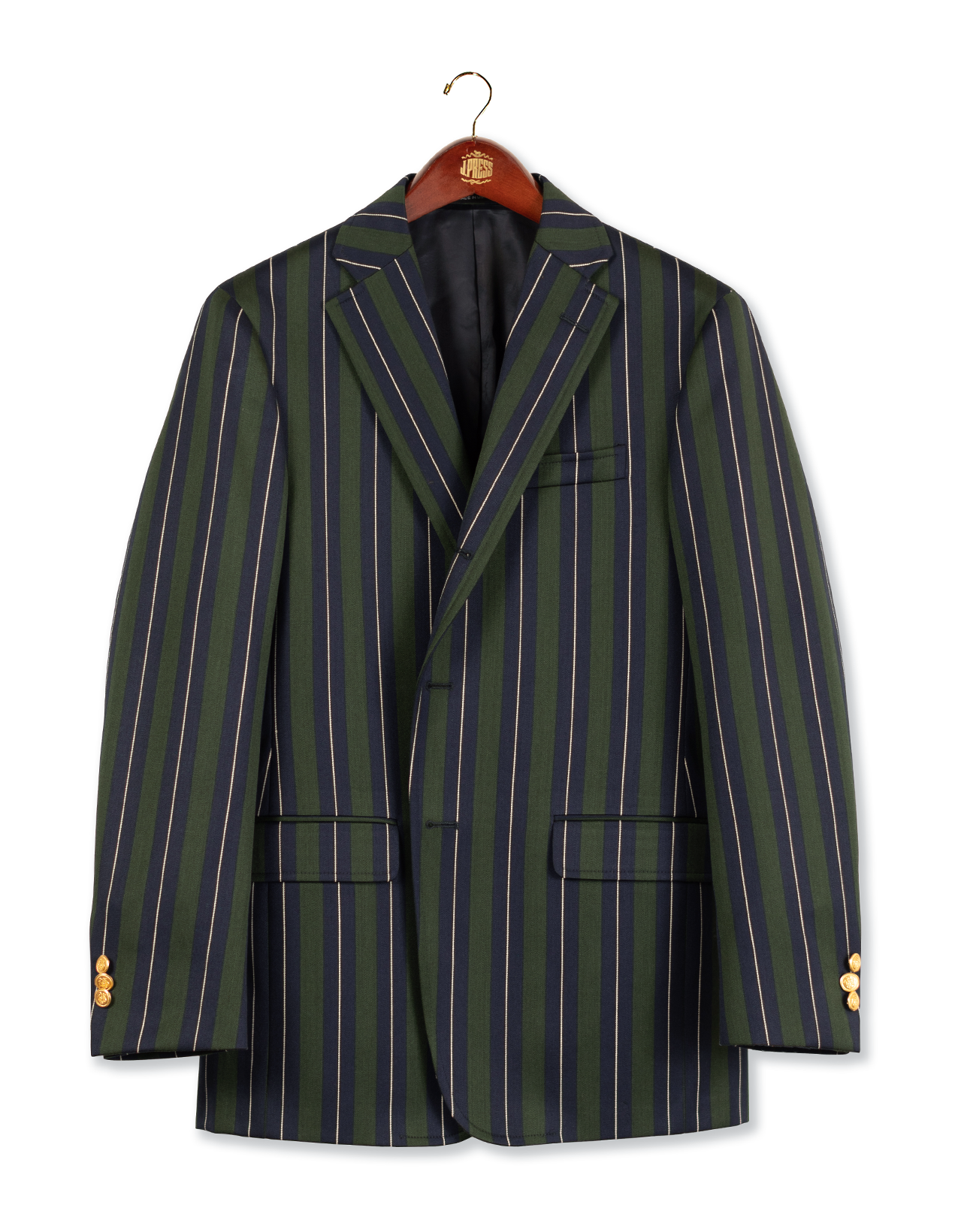 Navy Green Stripe Blazer J.Press J. PRESS