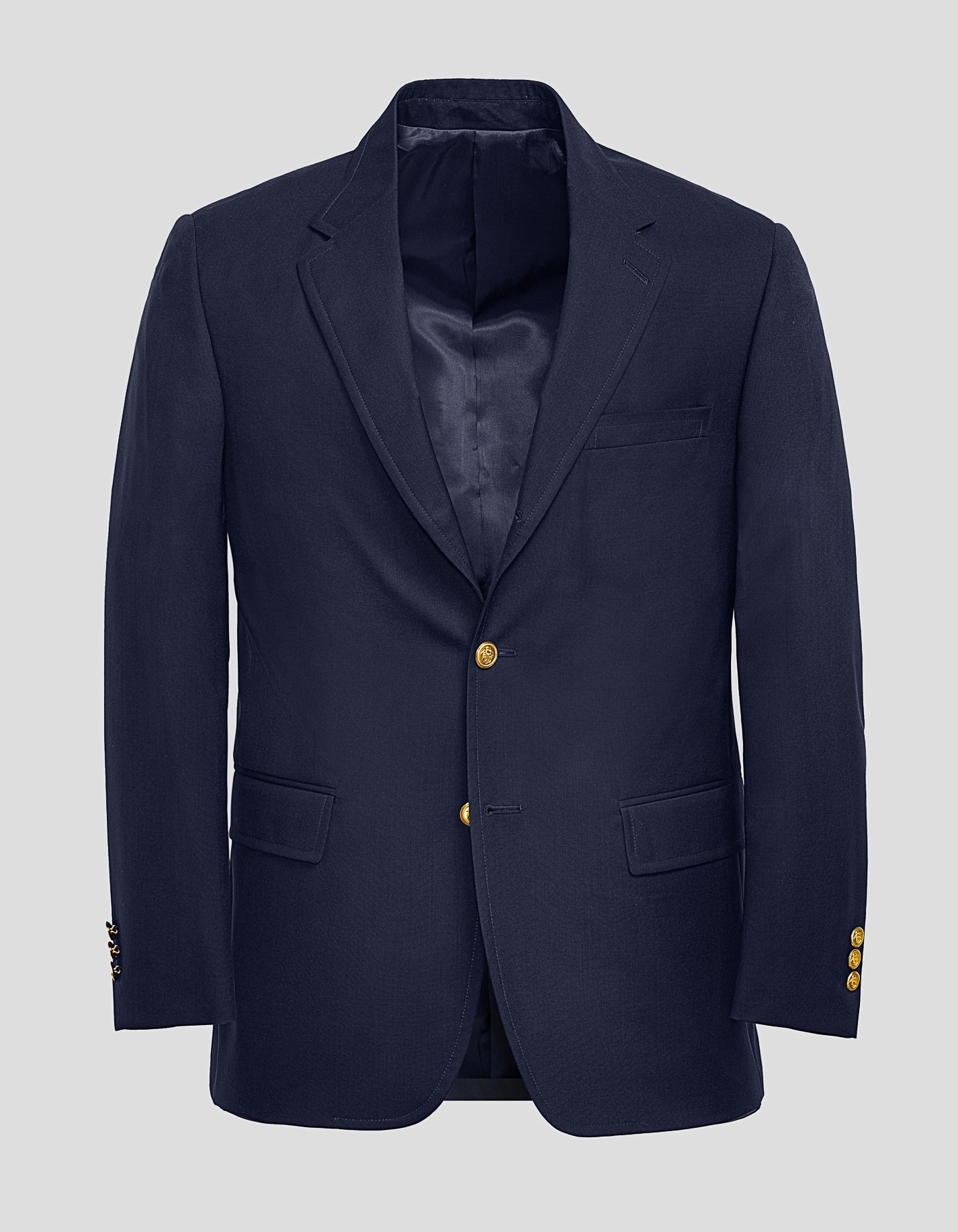 NAVY TROPICAL WOOL BLAZER