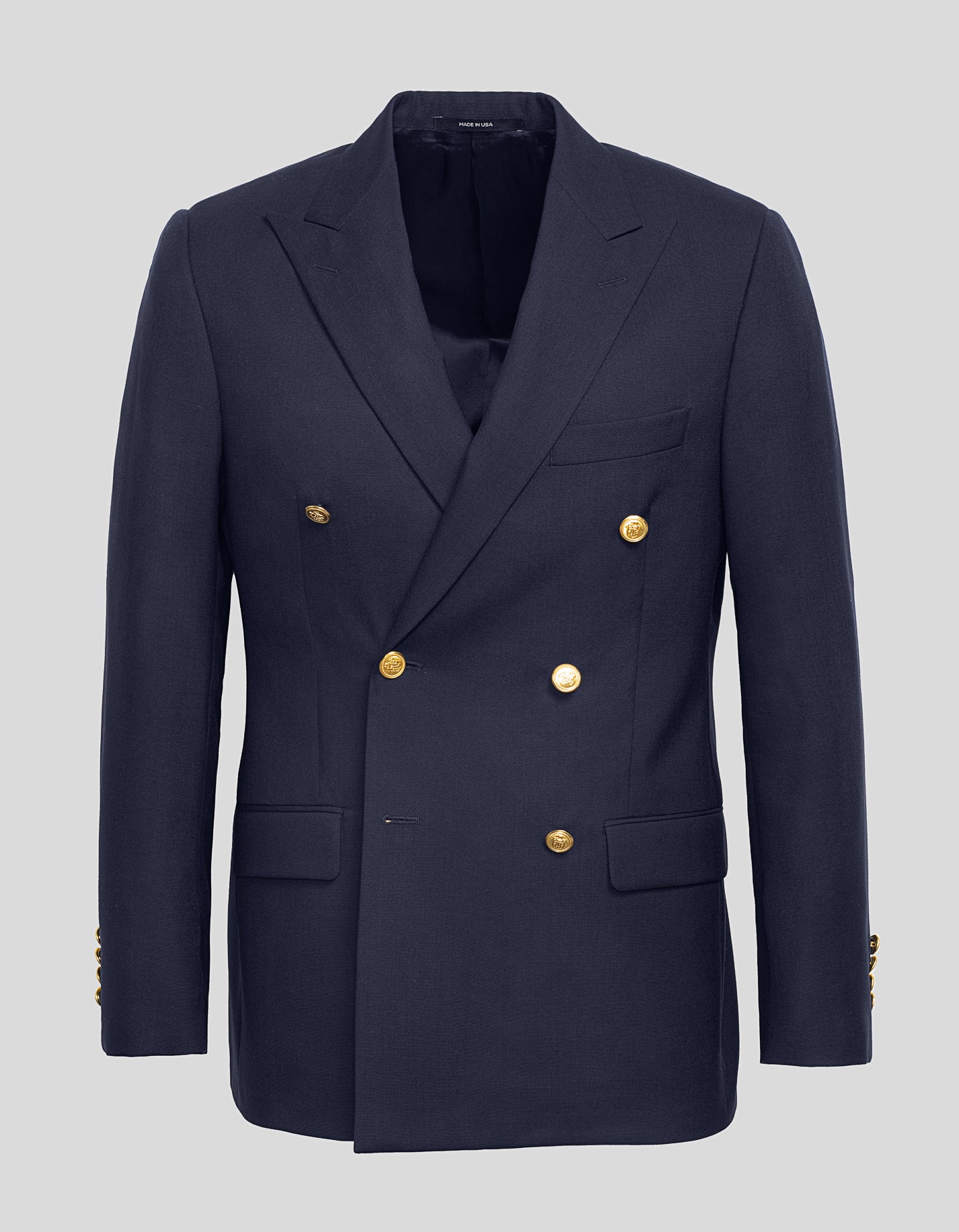 Navy Double Breasted Blazer | J.PRESS – J. PRESS