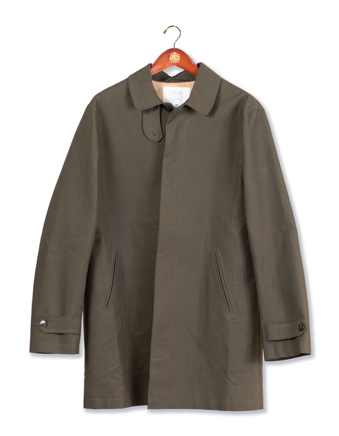Cotton Raincoat Olive | Men's Sport Coats - J. Press – J. PRESS
