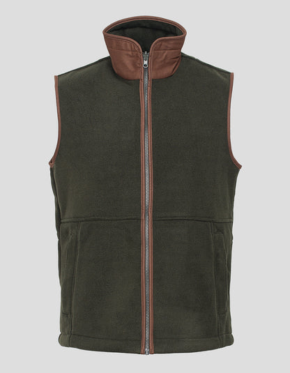 FLEECE VEST - GREEN