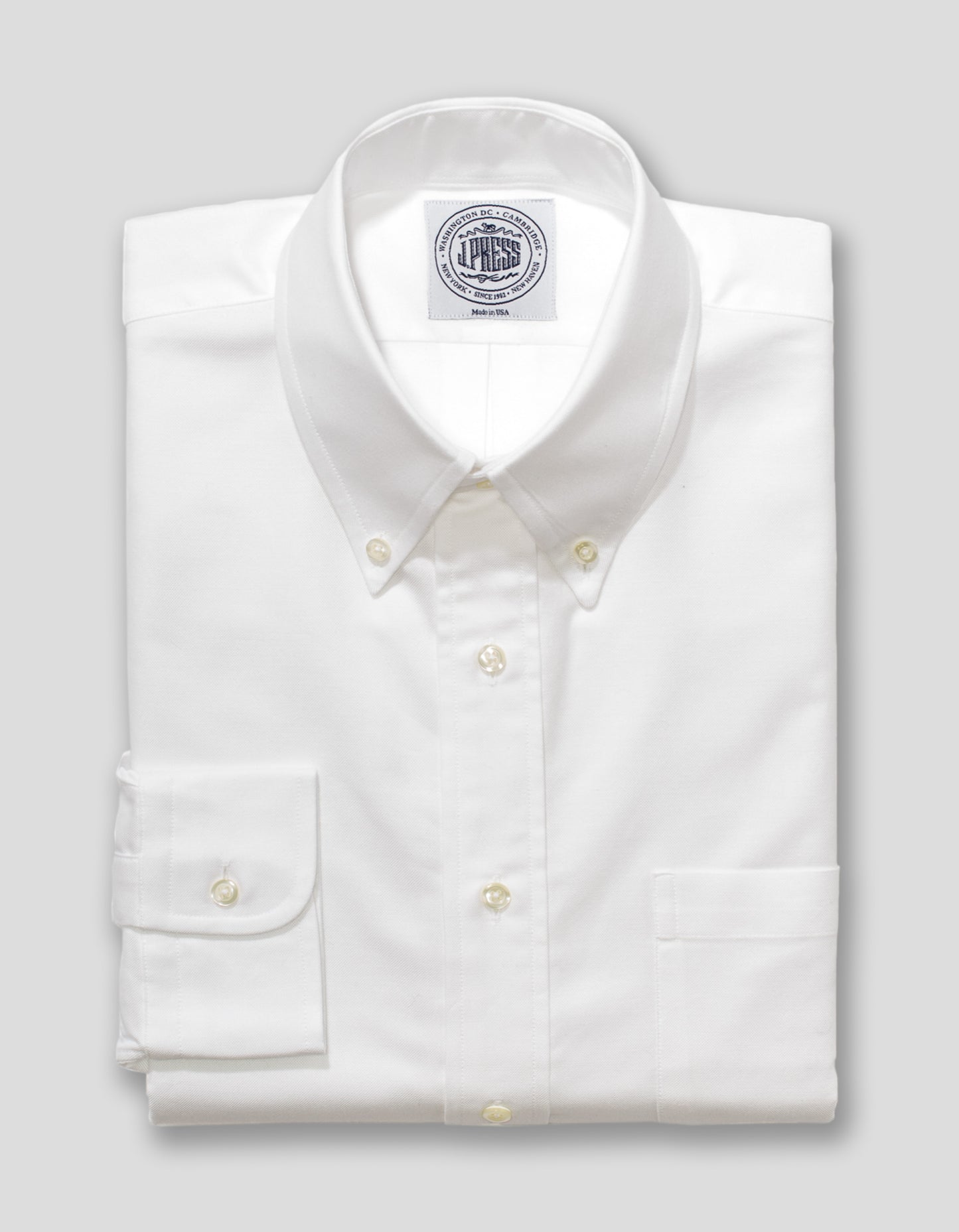 WHITE OXFORD DRESS SHIRT