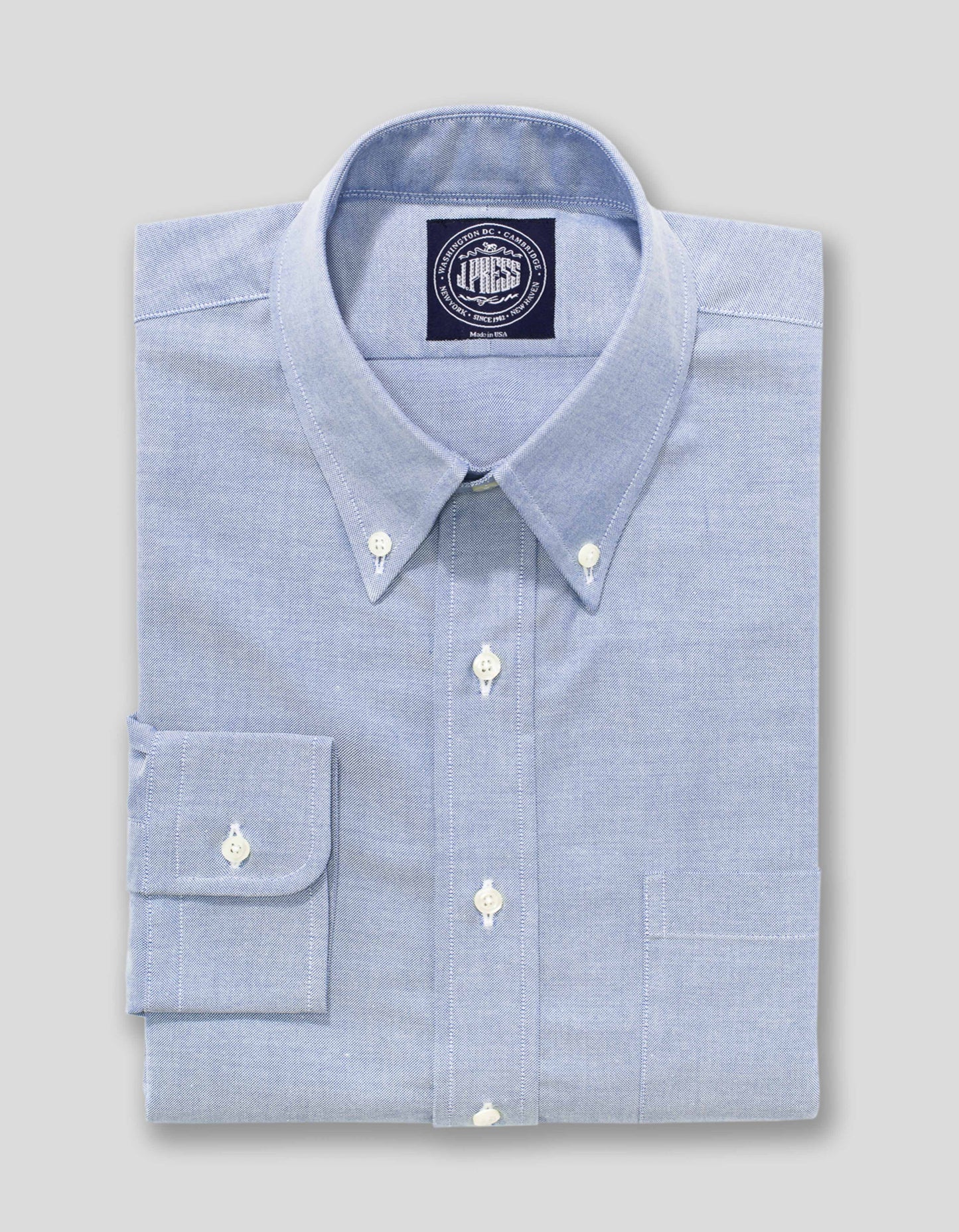 BLUE OXFORD DRESS SHIRT - TRIM FIT