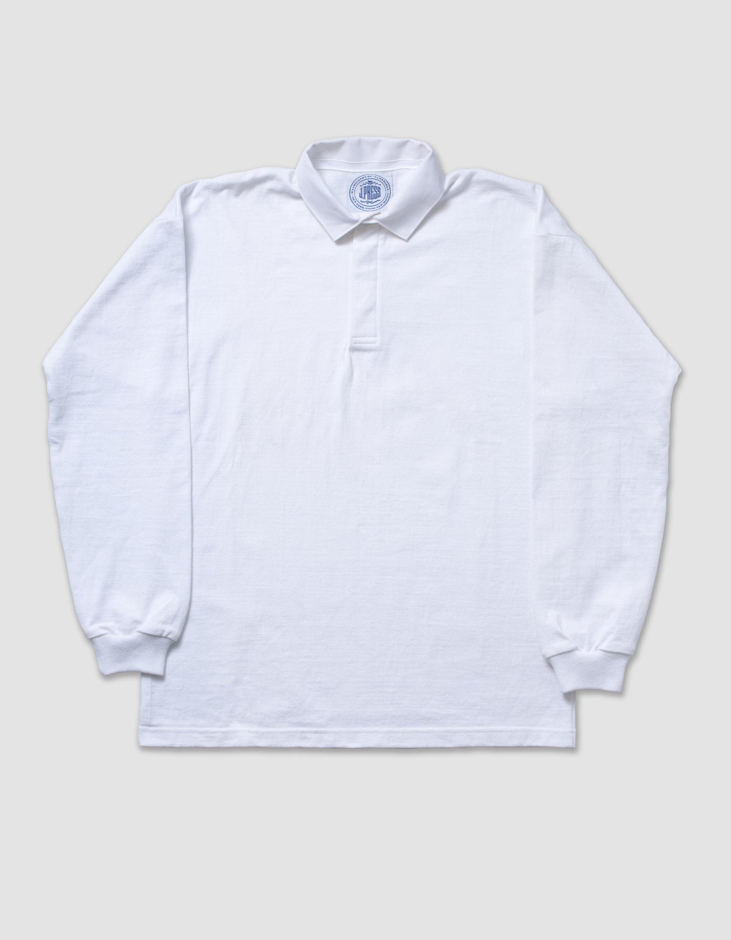 SOLID RUGBY SHIRT - WHITE