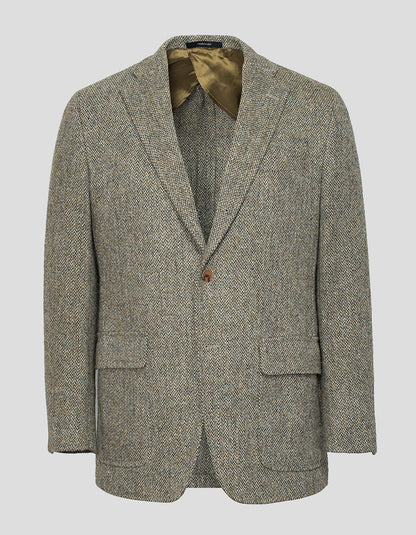 HARRIS TWEED LIGHT BROLIVE BARLEYCORN SPORT COAT