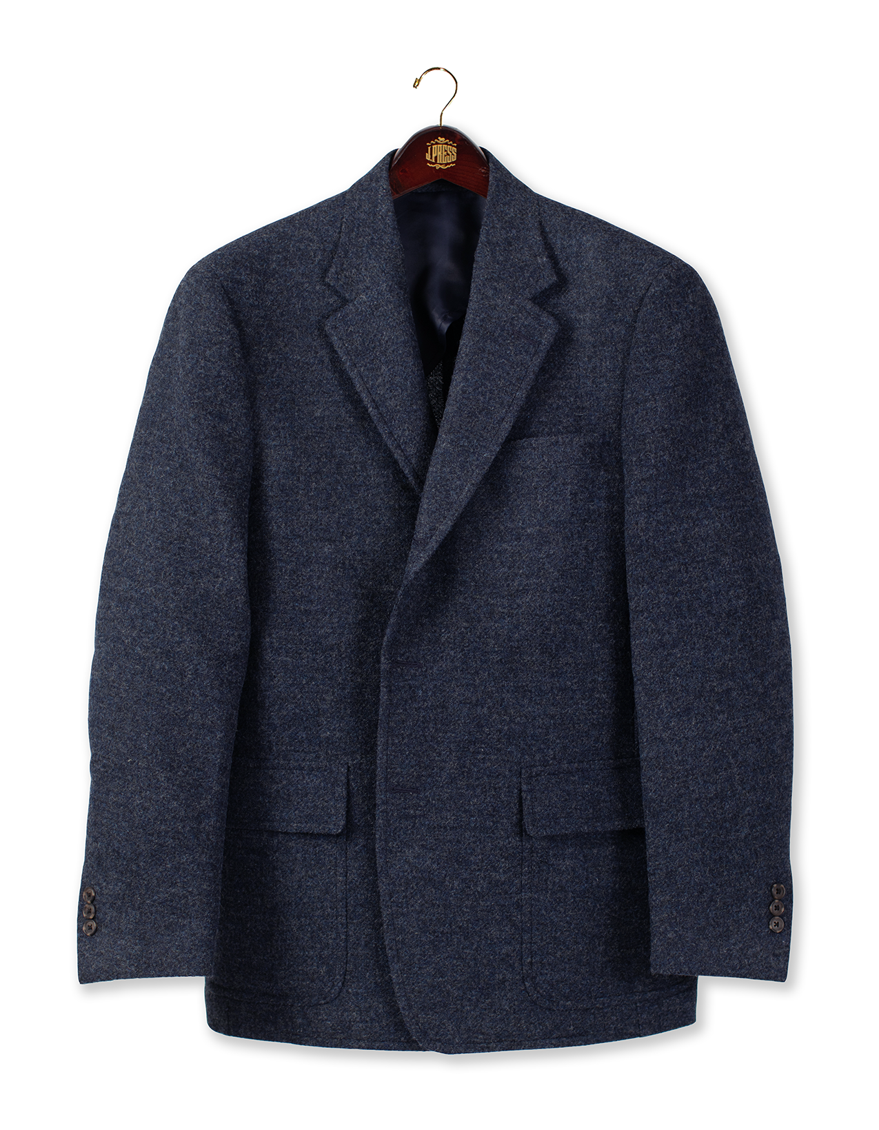 SHAGGY DOG SPORT COAT IN BLUE SOLID - MTO