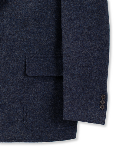 SHAGGY DOG SPORT COAT IN BLUE SOLID - MTO