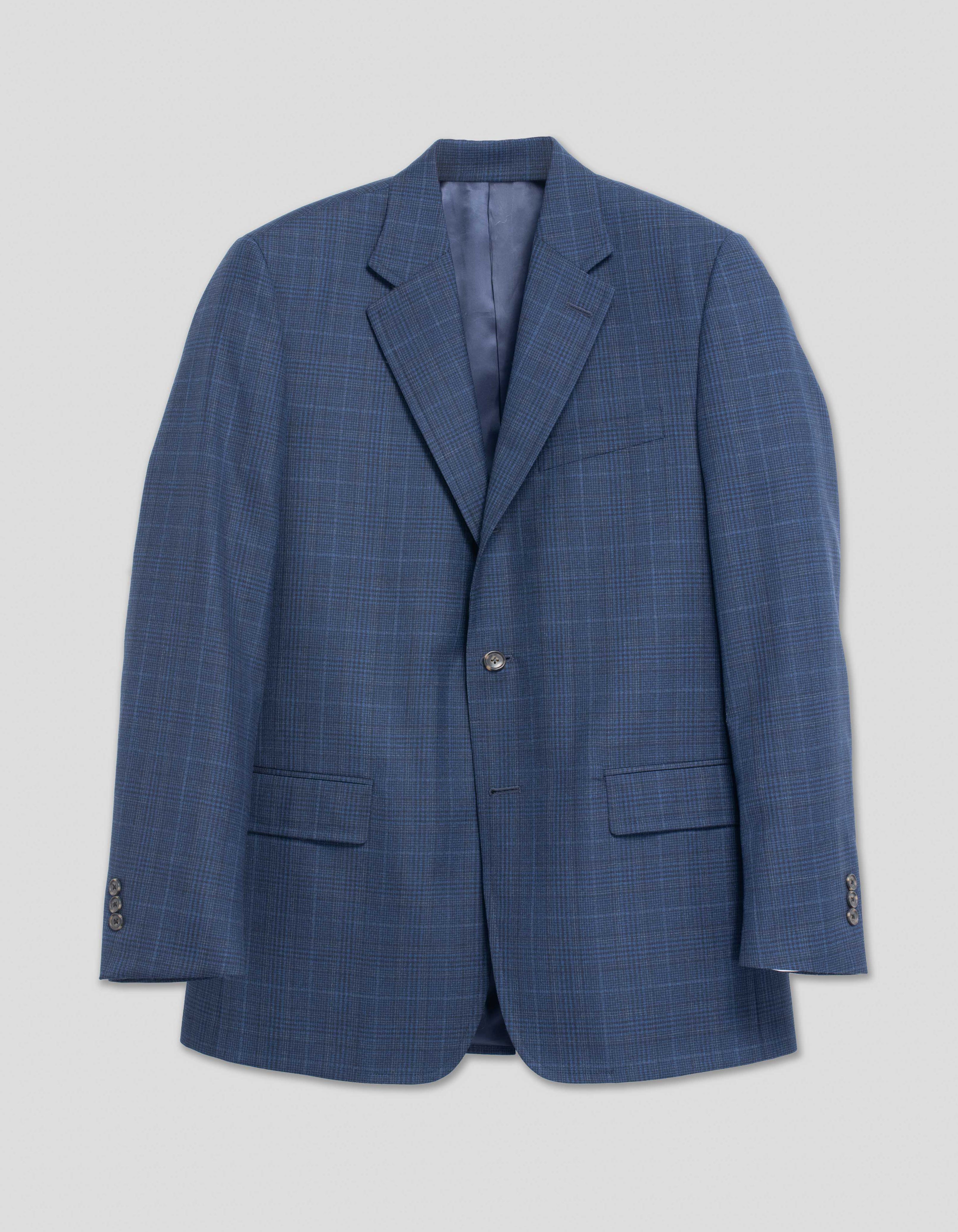 Dark Blue Plaid Sport Coat | J. PRESS