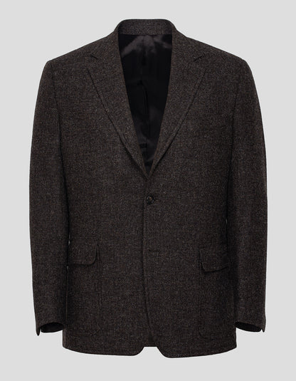 SHAGGY DOG SPORT COAT -  BROWN SOLID