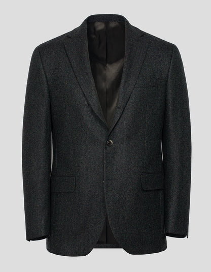 OLIVE HERRINGBONE SPORT COAT