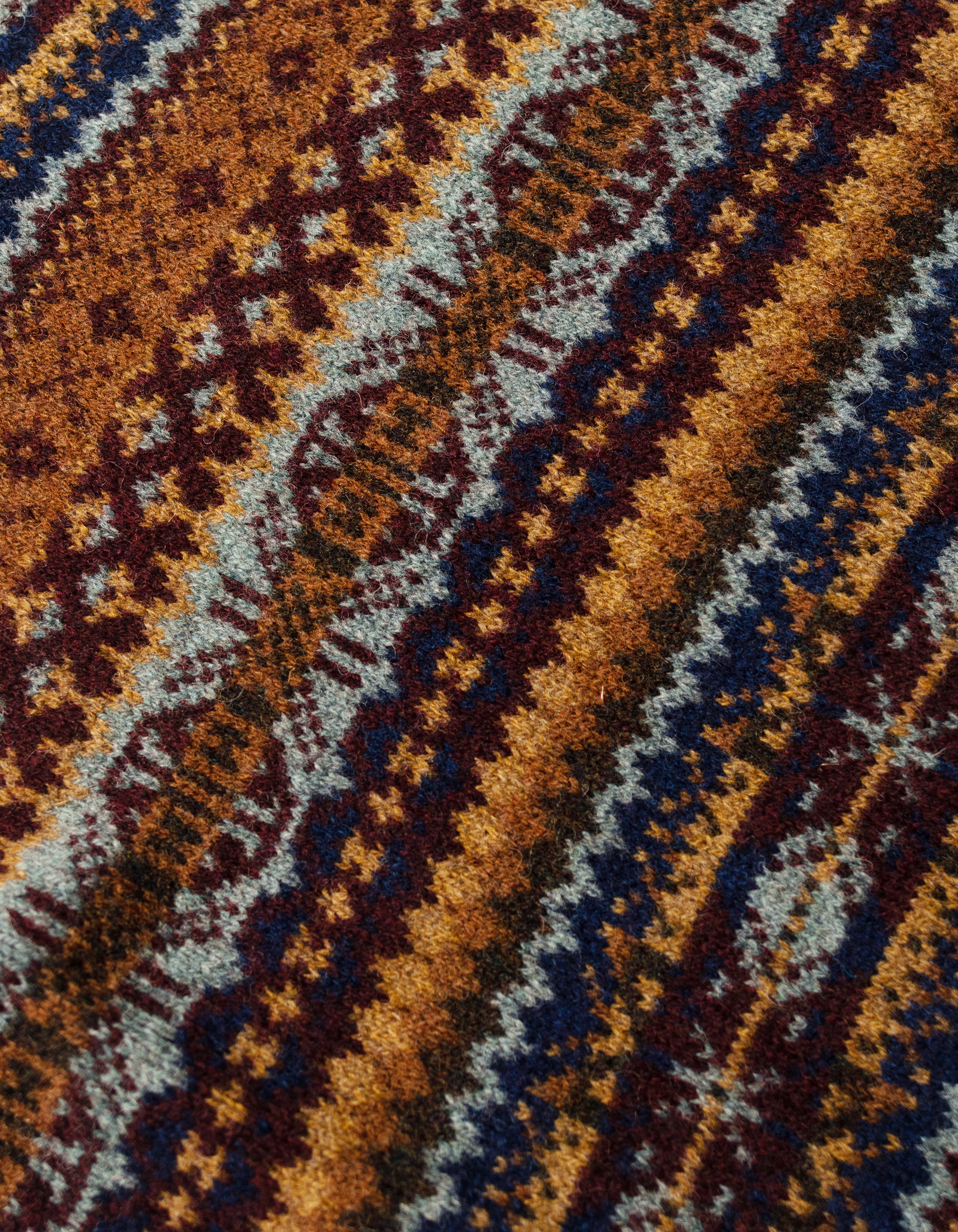 シェットランドフェアアイルベスト（ブラウン）