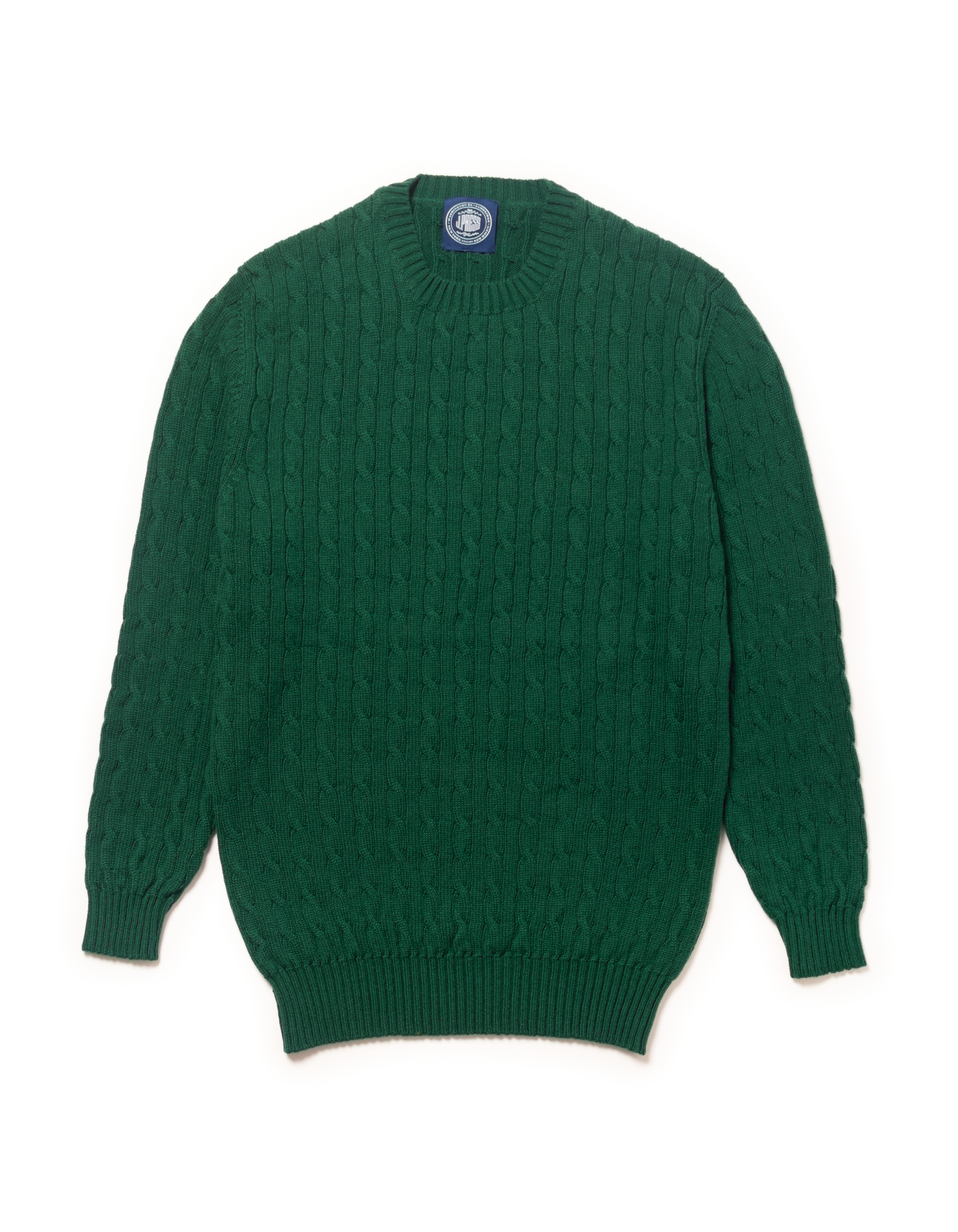 GREEN CASHMERE CABLE