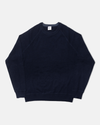 Dark Blue Cashmere Crewneck Sweater - Trim Fit
