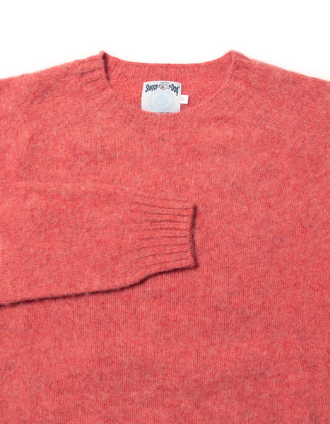 Shaggy Dog Sweater Dark Pink - Trim Fit | Men's Sweaters - J. Press