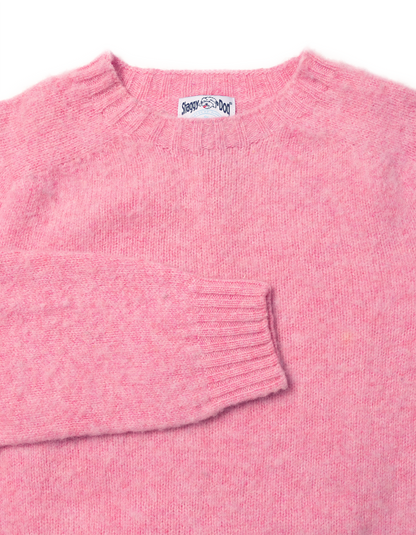 SHAGGY DOG SWEATER PINK - TRIM FIT