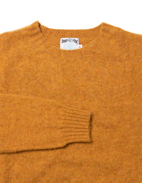 Shaggy Dog Sweater Yellow Mix - Trim Fit | Men's Sweaters - J. Press