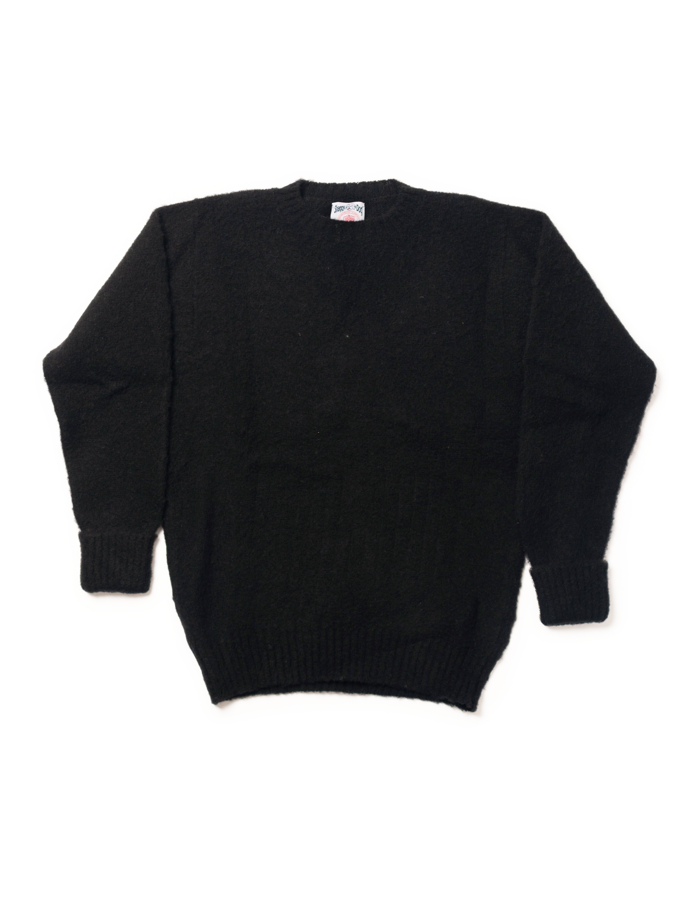 SHAGGY DOG SWEATER BLACK - CLASSIC FIT